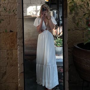 White vacation dress